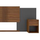 Cabeceira Casal King Com 2 Mesas De Cabeceira Petra D02 Amend