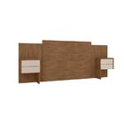 Cabeceira Casal/king Extensível Com 2 Mesas De Apoio Recife A