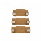 Cabeceira Casal/king Extensível Com 2 Mesas De Cabeceiras Rec