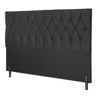 Cabeceira Casal King Jbe Moveis Madri 195cm Preto Para Cama B