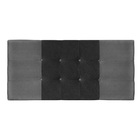 Cabeceira Casal King Jbe Moveis Nina 195cm Cinza/preto Para C