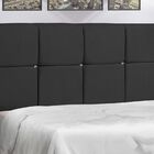 Cabeceira Casal King Jbe Moveis Paris 195cm Preta Para Cama B