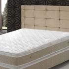 Cabeceira Casal King Mariana 190 cm Sued Bege