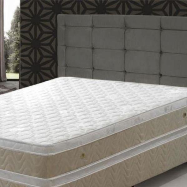 Cabeceira Casal King Mariana 190 cm Sued Cinza