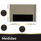 Cabeceira Casal King Size Estofada Para Cama Box Alicia Velud