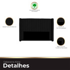 Cabeceira Casal King Size Estofada Para Cama Box Alicia Velud