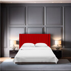 Cabeceira Casal King Size Estofada Para Cama Box Alicia Velud