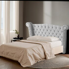 Cabeceira Casal King Size Estofada Para Cama Box Ayla Veludo