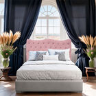 Cabeceira Casal King Size Estofada Para Cama Box Dunas Veludo