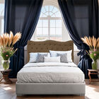 Cabeceira Casal King Size Estofada Para Cama Box Dunas Veludo