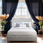 Cabeceira Casal King Size Estofada Para Cama Box Dunas Veludo