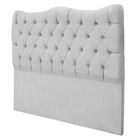 Cabeceira Casal King Size Estofada Para Cama Box Dunas Veludo