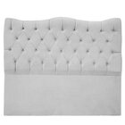 Cabeceira Casal King Size Estofada Para Cama Box Dunas Veludo