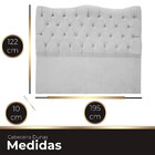 Cabeceira Casal King Size Estofada Para Cama Box Dunas Veludo