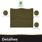 Cabeceira Casal King Size Estofada Para Cama Box Dunas Veludo