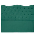 Cabeceira Casal King Size Estofada Para Cama Box Dunas Veludo