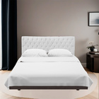 Cabeceira Casal King Size Estofada Para Cama Box Glass Veludo