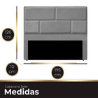 Cabeceira Casal King Size Estofada Para Cama Box Jade Veludo