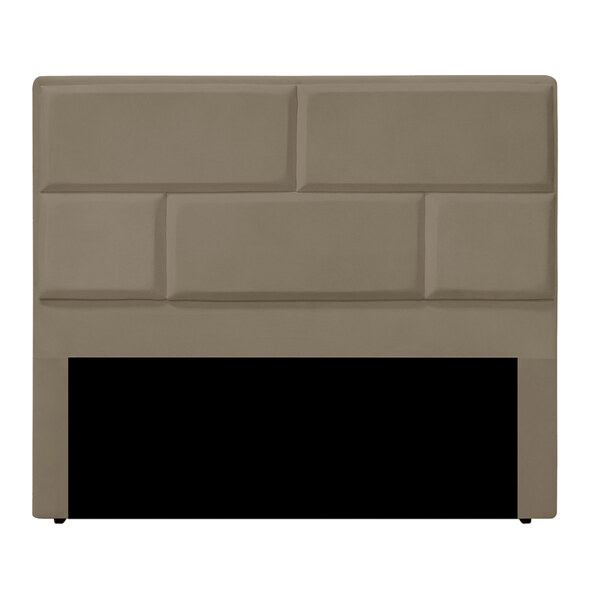 Cabeceira Casal King Size Estofada Para Cama Box Jade Veludo
