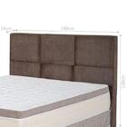 Cabeceira Casal King Smith 190 Cm Sued Marrom