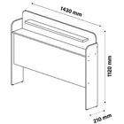 Cabeceira Casal Lex Branco