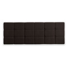 Cabeceira Casal Lis Suede Marrom