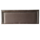 Cabeceira Casal Lisa Diamond Painel Suede Marrom 140 X 60 Rbl