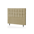 Cabeceira Casal Livia 140 Cm Suede Camurça - D A Decor