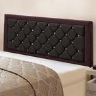 Cabeceira Casal Londres Veludo Cacau 1,40m