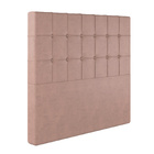 Cabeceira Casal Lotus Em Veludo Com Sapata Cor Rose Sonhar