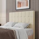 Cabeceira Casal Lotus - Linho - Palladium Decor Creme