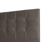 Cabeceira Casal Luiza 140cm Suede Marron – Fdecor