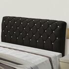 Cabeceira Casal Luxúria Veludo Cacau 1,40m