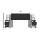 Cabeceira Casal Maceió 234cm Poliman