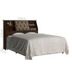 Cabeceira Casal Marissa Box Chocolate