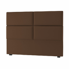 Cabeceira Casal Megan 140 Cm Suede Marrom - D A Decor