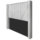 Cabeceira Casal Minsk P02 140 Cm Para Cama Box Suede - Amaren