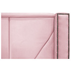 Cabeceira Casal Minsk P02 140 Cm Para Cama Box Suede - Amaren