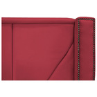 Cabeceira Casal Minsk P02 140 Cm Para Cama Box Suede - Doce S