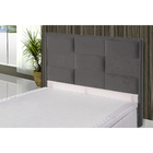 Cabeceira Casal Moscou 1,93 Cinza