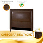 Cabeceira Casal New York 1,40m Pés De Pvc Js Moveis