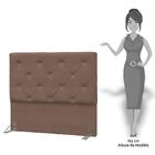 Cabeceira Casal Oásis 1.4 Marrom