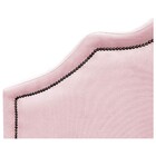 Cabeceira Casal Orlando P02 140 Cm Para Cama Box Suede - Amar