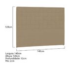 Cabeceira Casal Palermo P04 140 Cm Suede - Amarena Móveis - B