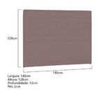 Cabeceira Casal Palermo P04 140 Cm Suede - Doce Sonho Móveis