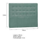 Cabeceira Casal Pequim P04 140 Cm Suede - Amarena Móveis - Tu