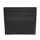 Cabeceira Casal Pérola 140cm Suede Preto Adonai Estofados