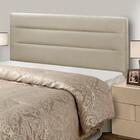 Cabeceira Casal Pérola 160cm Suede Bege Adonai Estofados
