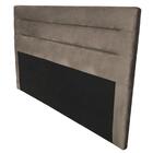 Cabeceira Casal Pérola 195cm Suede Cappuccino Adonai Estofados