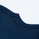 Cabeceira Casal Provençal Luxo 140x60 Suede Azul - Tachas Fumê